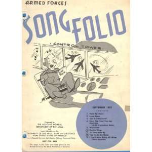  Armed Forces Song Folio September, 1952: Department of the 