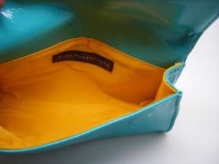 BARE ESCENTUALS TEAL MAGNETIC CLUTCH COSMETIC BAG CASE  
