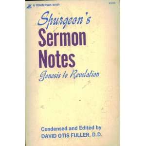   Revelation; 193 sermon outlines (9780310247616) C. H Spurgeon Books