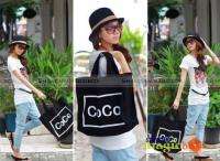 Women Casual Canvas Coco Shopping Tote Shoulder Bag 176  