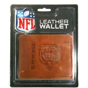  NFL Embossed Leather Wallet   Chicago Bears Everything 