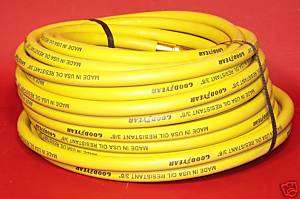 100 FT 3/8 GOODYEAR AIR RUBBER HOSE FOR AIR COMPRESSOR  