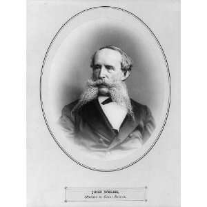  John Welsh,1805 1886,American merchant,Minister,England 