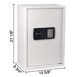  15x9x21 inch Electronic Key Cabinet Digital Safe Box: Office Products