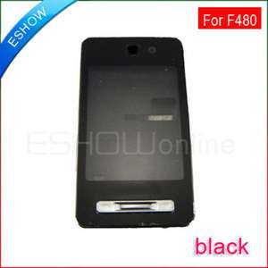 Black Full Housing Cover+ Screen for Samsung F480  