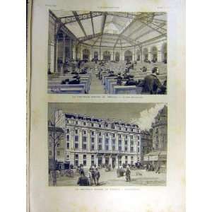  1891 Bourse Du Travail Work Building French Print