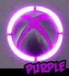 XBOX 360 & PS3 CONTROLLER RING OF LIGHT ROL MOD KIT 5 PURPLE LEDS 