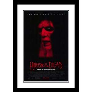  House of the Dead 20x26 Framed and Double Matted Movie 