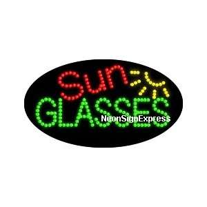 Animated Sun Glasses LED Sign