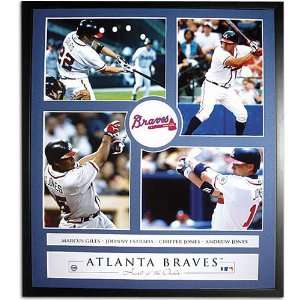  Braves Steiner Braves Heart of the Order Collage Sports 