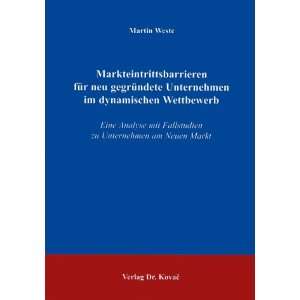   zu Unternehmen am Neuen Markt (9783830014393) Martin Weste Books