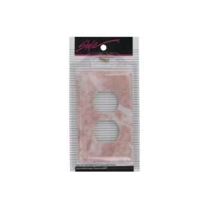  Double outlet pink marble switchplate cover   Case of 48 