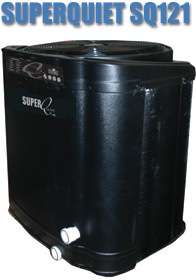 AquaCal SuperQuiet SQ121 Heat Pump   Pool Heater  