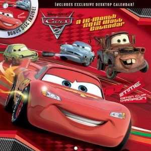 Disney Pixar Cars 2 2012 DVD Wall Calendar Office 