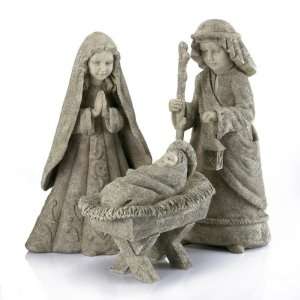   Elements 3 Piece 23 Inch Holy Family Outdoor Nativity