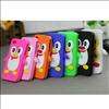 Purple Cute Penguin Silicone Gel Soft Case Cover Skin For Apple iPhone 