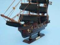 John Gows Revenge 14 Tall Model Pirate Ship Black  