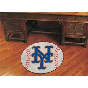    New York Mets Baseball Floor Mat 29 Round