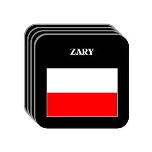 Poland   ZARY Set of 4 Mini Mousepad Coasters