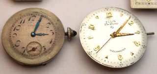   MECHANICAL WATCH MOVEMENTS PARTS CRAFTS STEAMPUNK ELGIN DELUXE,BULOVA
