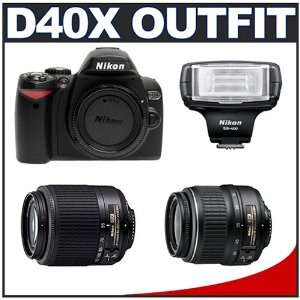   Nikon 55 200mm ED AF S Lens + Nikon SB 400 AF Speedlight Flash Camera