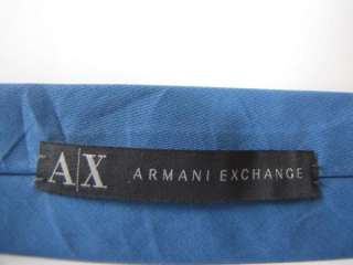 Armani Exchange AX Blue Mens Tie BN 100% Authentic  