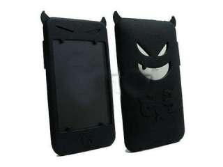 Black Devil Silicone Case Skin Cover For iPod Touch 2 3 2G 3G  