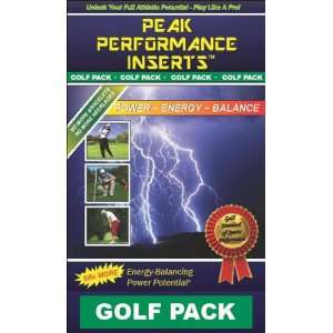  Peak Performance Inserts   Golf Pack (Sports Performance 