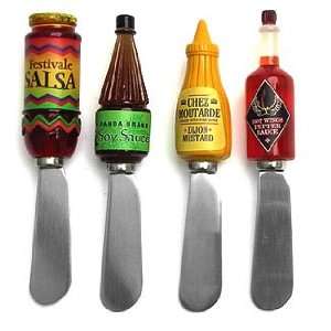  Boston Warehouse Sauce & Spice Spreader, Set of 4: Kitchen 