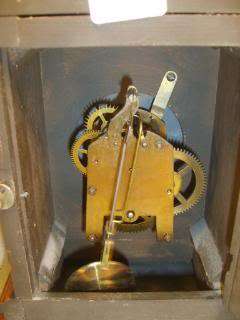 Antique Walnut Cased Mantel Clock  