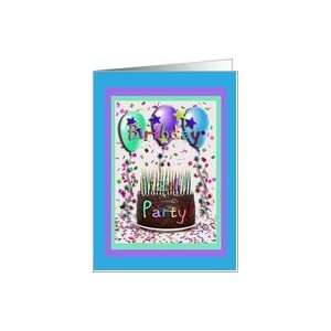  12th Birthday Party Invitation, Chocolate Cake Card Toys & Games