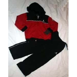 Nike Jordan Jumpman Toddler Boys Sweatsuit   Size 4T Black/Red 