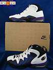 NIKE AIR PENNY III 3 1/2 CENT WHITE PURPLE EGGPLANT MENS SHOES SIZE 8 
