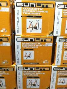 Sunlite F2 MAG Indoor Bicycle Trainer by Forza with FREE Wheel RISER 