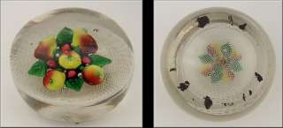 this wonderful american art glass paperweight is decorated with 
