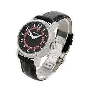   Mens Automatic Black Dial Roulette Strap Watch: Everything Else