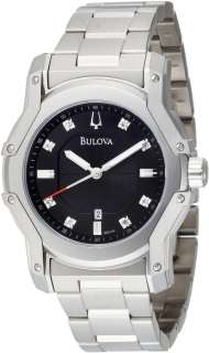 Bulova Wintermoor Diamond Mens Watch 96D109  