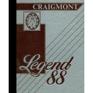   High School, Memphis, Tennessee 1988 Yearbook Staff of Craigmont High
