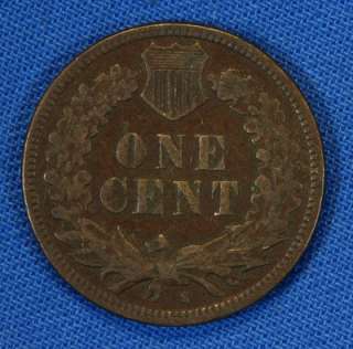 1908 S Indian Head Small One Cent 1c Penny Coin   San Francisco   Key 