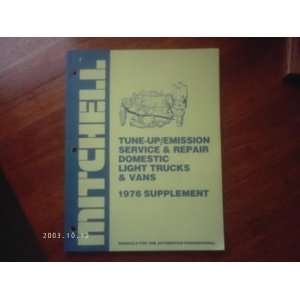  Mitchell Tune up/Emission Service & Repair (For Domestic Light 