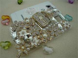 New 3D Bling Luxury Crystal Transparent Case Cover For Samsung Galaxy 