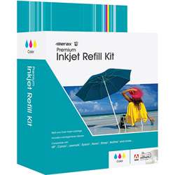 Merax Universal Color Inkjet Refill Kit  
