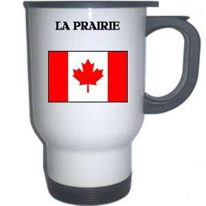  Canada   LA PRAIRIE White Stainless Steel Mug 