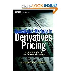  Quantitative Methods in Derivatives Pricing An 