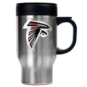 Atlanta Falcons 16oz Stainless Steel Travel Mug   Primary Logo  