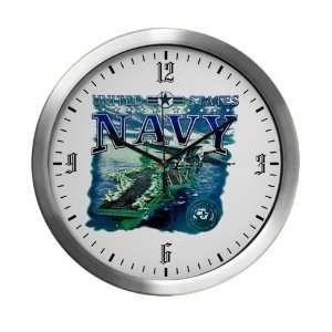  Modern Wall Clock United States Navy Aircraft Carrier And 