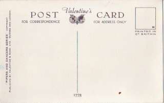 Postcard 911418 Valentine Scottsman Kilt Bagpipe  