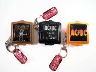 Different AC/DC Ash/Stash Tray PILL BOX KEYCHAINS  