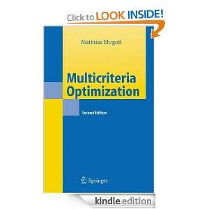  Multicriteria Optimization eBook Matthias Ehrgott Kindle 