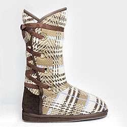 Muk Luks Womens Lace Back Boots  Overstock